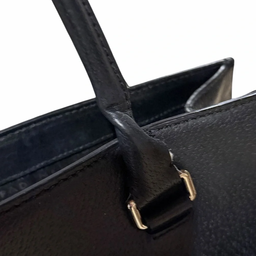 Kate Spade Black Large Textured Tote